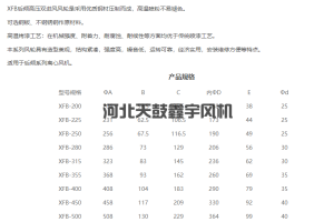 XFB后倾高压双进风